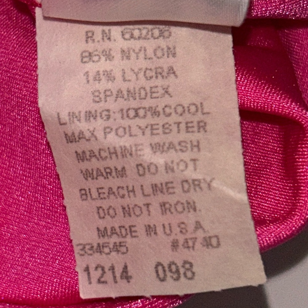 Body Wrappers Pink Dance Crop Top Girls 12-14 - Picture 5 of 6